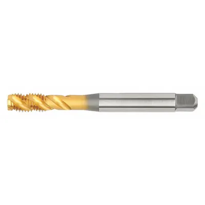 WIDIA GTD Spiral Flute Tap: M4x0.7 Metric, 6H, 3 Flute, Plug Chamfer - General Purpose Spiral-Flute Taps