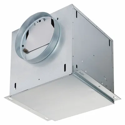 BROAN Commercial Fan: 191 cfm @ 0.100 in SP, Round Duct, 8 in Duct Dia, 43 W - Round Duct Inline Cabinet Fans