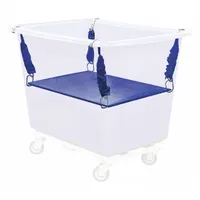 ROYAL BASKET TRUCKS Cube Truck Spring Lift Kit: G12-BBX-PSN, 31 1/2 in x 21 in x 5/8 in, Blue