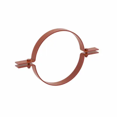 ANVIL Clamp: Red Oxide Primer Steel, For 14 in Pipe, 2,700 lb Load Capacity - Riser Clamps for Tube & Pipe