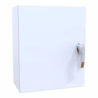 HAMMOND Enclosure: 304 Stainless Steel, 24 in x 20 in x 10 in, NEMA 12/13/3R/4/4X, Solid Cover (MPN EN4SD242010SSWH)