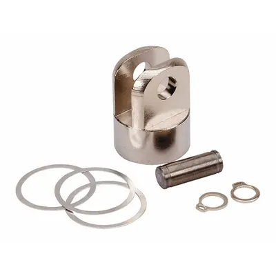 SMC Double Clevis: Clevis Mount Type, Fits 32 mm Bore Dia - Clevis Mounting Hardware