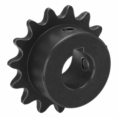 TRITAN Size 35 Fixed-Bore Roller Chain Sprocket, 15 Teeth, 5/8 in Bore, Steel - Size 35 Fixed-Bore Roller Chain Sprockets