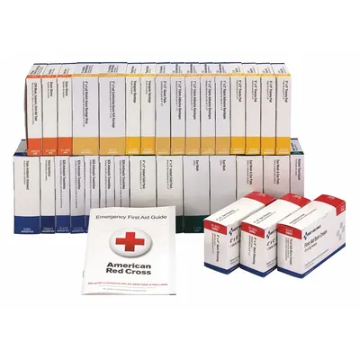 FIRST AID ONLY Complete Refill or Kit: 213 Components, 100 People Served - Complete First Aid Kit Refills