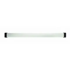Standard push bar constructed from aluminum, suitable for doors up to 36 inches wide. ADA compliant, designed for commercial exit applications. Outside trim not included; not ligature-resistant.