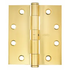 This full mortise-mount butt hinge is made of steel with a plain bearing type. It has a leaf width of 1 3/4 in and features a removable pin. Commonly used for mounting doors in commercial and industrial settings where a flush fit and reliable operation are required.