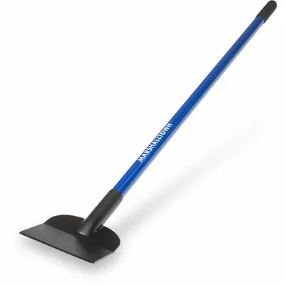 MARSHALLTOWN Scraper: Bld. Mat. Steel, Hdl. Mat. Fiberglass/Rubber Grip, Stiff - Floor Scrapers