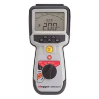 MEGGER Megohmmeter: 0.01 ohm to 1 megaohm, CAT IV 600V, IP54, Digital, USB, 1 mA to 2 mA (MPN MIT410/2)