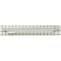 OEM replacement rail for crisper drawers in refrigerators and freezers. Supports the drawer and enables smooth sliding for organized storage of fruits and vegetables