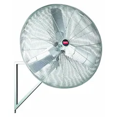 Standard industrial fan head with 24-inch blade diameter for general air movement in factories, warehouses, and workshops. Single-speed, non-oscillating design powered by a 1/2 hp motor on 208V AC single-phase supply.