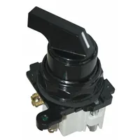 EATON Selector Switch: 30 mm Panel Mounting Size, 3 Positions, Extended Lever, 1NO, Metallic (MPN E34VHBL1-2X)