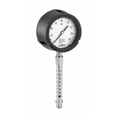 ASHCROFT Process Dial Pressure Gauge with Siphon for High-Temperature Media - Process Dial Pressure Gauges with Siphon for High-Temperature Media