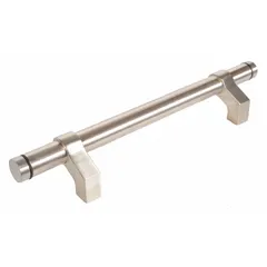 This TRIMCO door pull is 30 inches tall, made of aluminum with a silver finish, and incorporates copper for antimicrobial properties. It is suited for high-touch commercial doors in settings where reducing microbial transfer is a concern.
