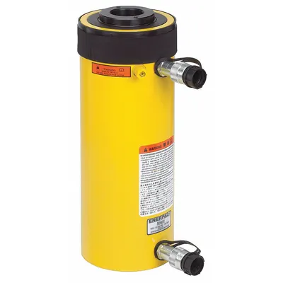 ENERPAC General Purpose Hydraulic Ram: 30 ton Nominal Capacity, 7 in Nominal Stroke Lg - General Purpose Hollow Rams