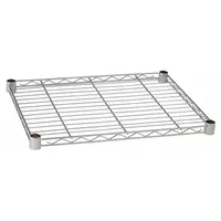 APPROVED VENDOR Wire Shelf: 72 in x 24 in, 1 Shelves, Split Sleeve, 600 lb Load Capacity, Dry, Steel (MPN 5GTA3)