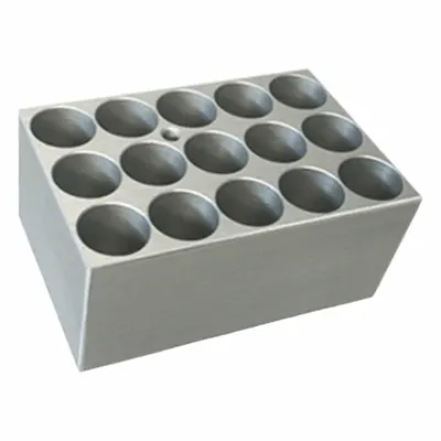 BENCHMARK SCIENTIFIC Dry Bath Block, Aluminum, 15 Wells, 2 mL, BSH100-1232 - Dry Bath Blocks