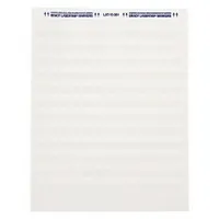 Wraparound Label: 1 1/2 in x 3/4 in, Polyester, White (Matte), For 8 AWG to 1 AWG Wire Gauge (MPN LAT-51-361-1)