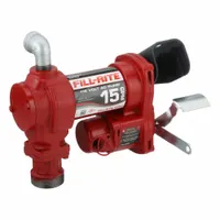 FILL-RITE Electric Drum Pump: 15 gpm Max. Flow Rate, 115 V AC, 1/6 hp HP, Pump Only, Cast Iron (MPN FR604H)