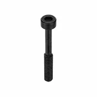 Socket Head Cap Screw: #10-24 Thread Size, 1 1/2 in Lg, Std, Black Oxide, Alloy Steel, 100 PK (MPN 10C150KCS)