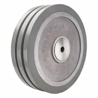 HAMILTON Caster Wheel: 12 in Wheel Dia., 3 in Wheel Wd, Polyurethane, 5,000 lb Load Rating, Aluminum (MPN W-1230-SWF95-3/4)