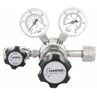 HARRIS High Purity Gas Regulator: Two Stage, CGA 350 Inlet, 1/4" NPT F Outlet, 125 psig (MPN 742125350A)
