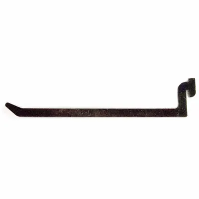 FLEXTUR Industrial Hook: Industrial Hook, 6 in L x 0.3 in W x 1.5 in H - Hooks for Flextur Gridlok Pegboard Panels