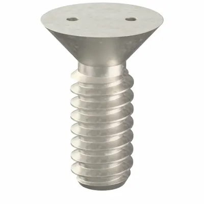 TAMPER-PRUF SCREW Tamper Resistant Screw: #6-32 Thread Size, 3/8 in Lg, Stainless Steel, Plain - Flat Head Tamper-Resistant Machine Screws