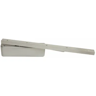 LCN Door Closer: Std Mounting Type, Grade 1 - Heavy Duty, Aluminum, 12 1/4 in Lg - Standard Arm-Mount Door Closers