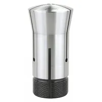 This 16C round collet accommodates workpieces with a 1-9/16 in diameter. Designed for use in 16C collet systems, it provides secure gripping for round stock in precision workholding applications such as lathes, grinders, and milling machines