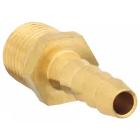 Barbed Hydraulic Hose Fitting: -4 For Hose Dash Size, For 1/4 in Hose I.D., Hose Barb x NPT (MPN 10504B-104)