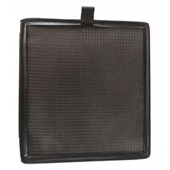 This Dayton replacement air filter is a panel-type filter designed for dehumidifiers. It captures dust using a nylon and steel frame, which is included. Suitable for use in commercial or industrial dehumidification systems to maintain air quality and equipment efficiency.