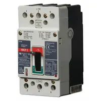 Motor circuit protector from the HMCP series, rated 100 A with a 125A/EG frame size. Provides 65kA interrupting capacity at 600V AC. Features fixed instantaneous trip, ABC phase connection, and line/load lug terminals. Used for short-circuit and overload protection of motors and branch circuits in industrial control panels and motor control centers