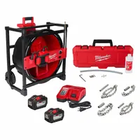 MILWAUKEE Chain Snake Kit: Cordless, MILWAUKEE M18 Fuel, M18™, For 1 1/2 in to 4 in Pipe, 0 Augers (MPN 2819-22)