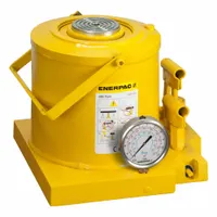 ENERPAC Bottle Jack: Steel, Mechanical, 110 ton Load Capacity, 11 13/16 in Min Lift, ANSI/CE/PALD (MPN GBJ100)