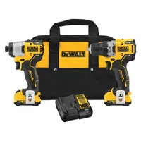DEWALT Cordless Tool Combination Kit: 2 Tools, Drill/Impact Driver, 12 V DC Volt, Battery Included (MPN DCK221F2)