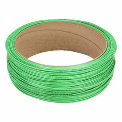 Polyurethane tubing with 3/32 in inner diameter and 5/32 in outer diameter, 500 ft length, green color. Hardness Shore A 90 to 95, maximum operating pressure 170 psi at 73°F. Suitable for pneumatic and fluid transfer applications in industrial automation and instrumentation.