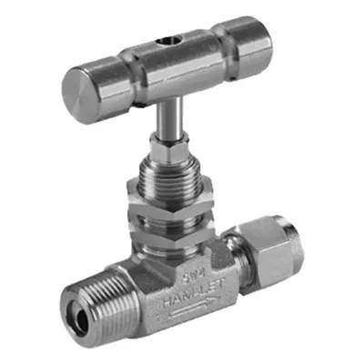 HAM-LET H300U Series 316 Stainless Steel Straight-Body Needle Valve - Stainless Steel Straight-Body Needle Valves