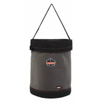 ERGODYNE Bucket Bag: 16 in W x 20 in H x 16 in L, Gray, Canvas, 0 Pockets, Buckle (MPN 5935T)