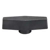 INNOVATIVE COMPONENTS Hand Knob: T, Plastic w/ Steel Thread, 1/2"-13 Thread, 3.5 in Dia (MPN GN8C----T9-BN21)