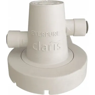 EVERPURE EV433992-75 Quick-Connect Water Filter Head, 5 1/4 in H x 3 7/8 in W - Appliance Water Filter Heads