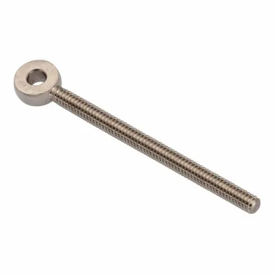 AMPG Fixed Rod End: Stainless Steel, Plain, 5 in Hole Center-to-End Lg, Left Hand - Stainless Steel Male Threaded Fixed Rod Ends