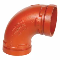 GRUVLOK Metal Pipe Elbow: 90° Elbow, 1 in x 1 in, Grooved x Grooved (MPN 0390116481)