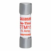 MERSEN Fuse: OTM Series, Midget, Fast-Acting, 15 A, 250 V AC, 13/32 in x 1 1/2 in, Non-Indicating (MPN OTM15)