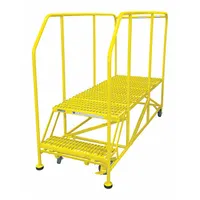 COTTERMAN Work Platform: 1.7 ft Platform Ht - Max, 24 in x 60 in, Steel, 800 lb Load Capacity (MPN 2WP2460RA3B4B8AC2P6)