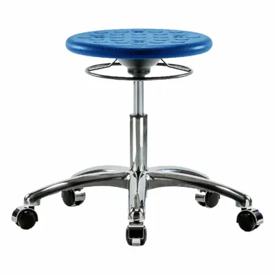 OEM Stool: Polyurethane, Ht Range 16 1/4 in to 21 1/2 in, 13 in Seat Wd, 13 in Seat Dp - Polyurethane Lab Stools
