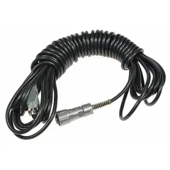 Communication cable for material handling systems, used to transmit data between control units and automated equipment. Supports signal integrity in conveyor, sortation, and warehouse automation applications.