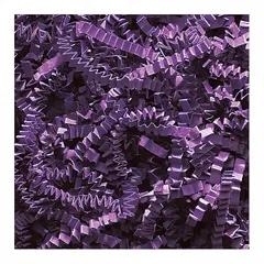 Purple crinkle paper for industrial packaging and cushioning applications. The crinkled texture provides void fill and surface protection for fragile items during shipping or storage. Total weight of 10 lb.