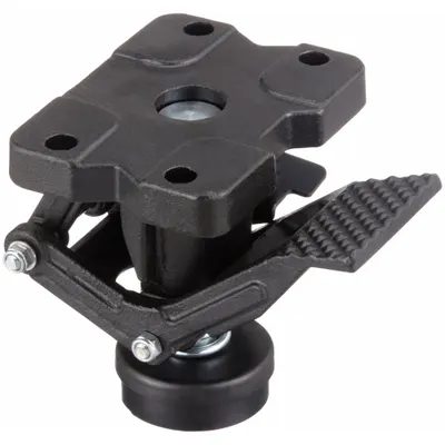 OEM Floor Lock: For 6 in Wheel Dia - Heavy-Duty Floor Locks