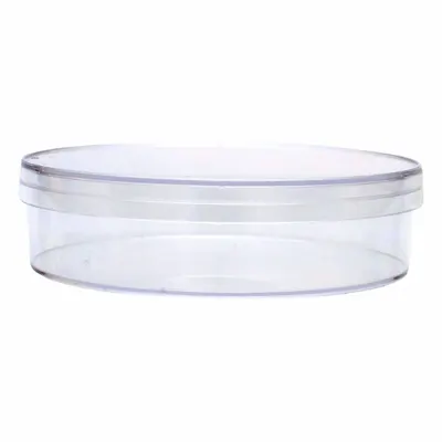 QORPAK Petri Dish: 99.82 mm Dia, 24.89 mm Overall Ht, No Surface Treatment, Polystyrene - Petri Dishes