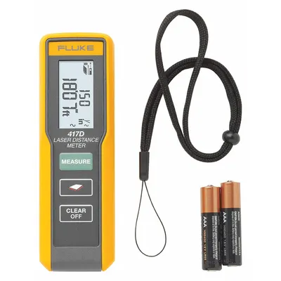 FLUKE Laser Distance Meter: Area Measurement/Continuous Measurement, Inch/Metric - Indoor-Outdoor Laser Distance Meters